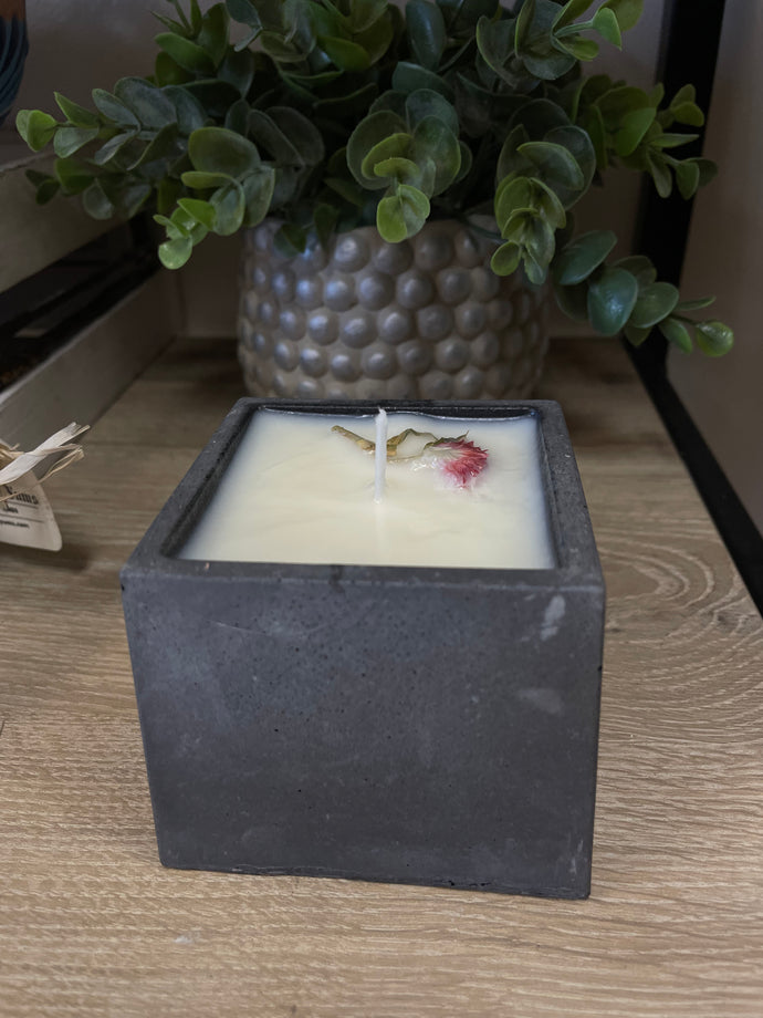 Cement Square 5 oz Candle