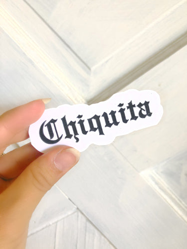 Chiquita Sticker